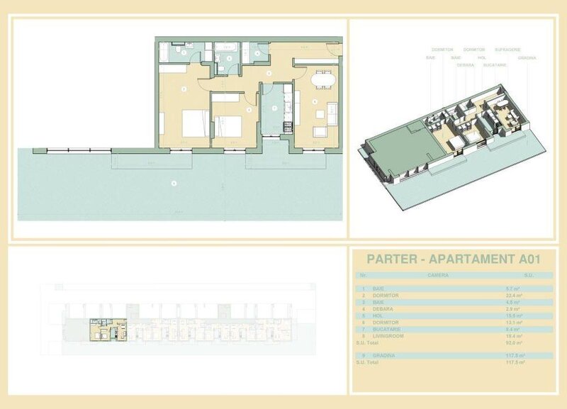 3 cam de vanzare in complex 10 Villas Pallady